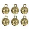 thumbnail image 1 of UPGRATOR 6Pcs Brass Bell Jingle Bell for Home Decoration and Dog Training, 1 of 7