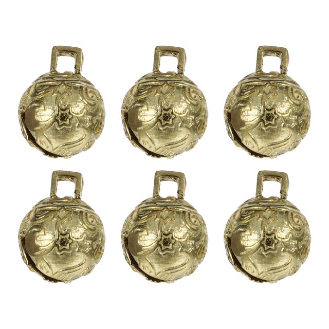 UPGRATOR 6Pcs Brass Bell Jingle Bell for Home Decoration and Dog Training
