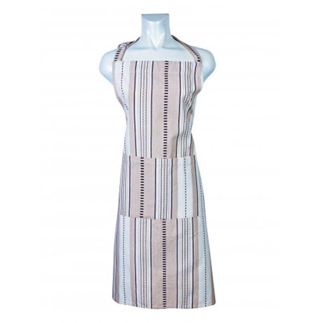 Mr. MJs Trading AG-37270 Kitchen Apron, Coco Stripe