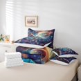 thumbnail image 4 of YST 7-Piece Boho Wolf Comforter Set, Twin, Celestial Horoscope, Dreamcatcher Moon Stars, Bed In A Bag, 4 of 4