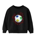 thumbnail image 3 of QIPOPIQ Chandails en Molleton Fille Pull Col Rond Hiver Manches Longues Hauts Chemises Taille 3-14 Ans Vêtements Enfants Liquidation, 3 of 4