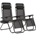 thumbnail image 1 of FDW Chaises Longues Zéro Gravité, Ensemble de 2, Fauteuils Inclinables Pliants d'Extérieur avec Oreiller et Porte-Gobelet, Chaises de Pelouse et de Patio Ajustables pour Cour, Terrasse, Plage, 1 of 7
