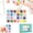 B#2, variant on Finger Paint Set | 6 Vibrant Colors | Washable Water-Based Ink | Safe for Hands, Face & Clothes | Mess-Free Creative Art Activity for Toddlers