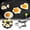 10Pcs Non-Stick Egg Rings Under $5 a4, variant on 10Pcs Stainless Steel Egg Ring, Kadlawus Stainless Steel Egg Ring for Breakfast, Food-Grade Pancake , Non-Stick Egg Cooker Ring with Heat-Resistant Handle for Omelet, Sandwich, Pancake