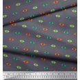 thumbnail image 2 of Soimoi Moss Georgette Fabric Aztec Small Decor Fabric Printed Yard 42 Inch Wide, 2 of 3