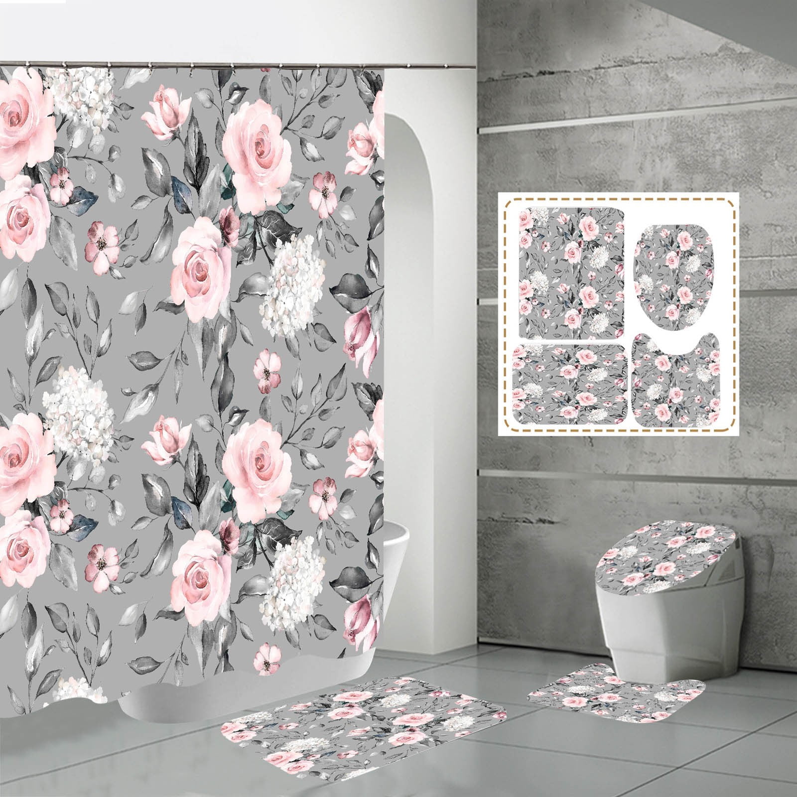 Window Shower Curtain Curtain for Bathroom Shower Grips Long Shower Curtain Liner 84 Length Shower Curtains for Bathroom Set Small Shower Curtain 32x72 Shower Curtain with Hooks Clear Shower Curtain