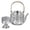 Texture Pattern, variant on Glass Teapot, Stovetop Tea Pot, Teapots, 1000ml Tea Pots with Removable Infuser, Hand Blown Tea Pot, Borosilicate Glass Teapot for Stovetop , - Transparent Clear