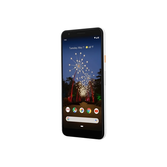 Google Pixel 3a XL - Téléphone Intelligent 4G - RAM 4 GB / Mémoire Interne 64 GB - Écran OLED - 6 Pouces - 2160 x 1080 pixels - Caméra Arrière 12.2 MP - Caméra avant 8 MP - Clairement Blanc