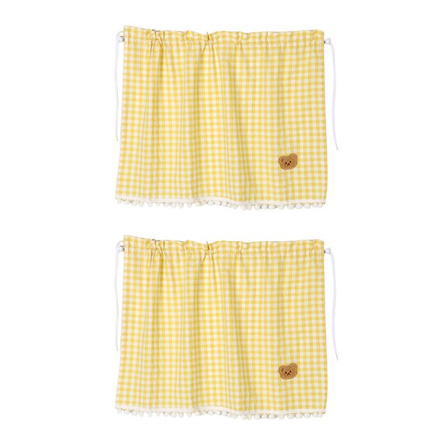 D-76 Yellow Car Sunshade Rear Window Universal Suction Cup Shades For Sun Protection Pair Of Window Side Curtains Easy Install Light Blocking For Vehicles 39 X 59 Inches
