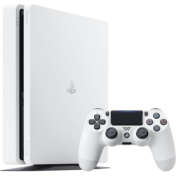 PS4 500GB Glacier White Console (Like New) with HDMI Cable