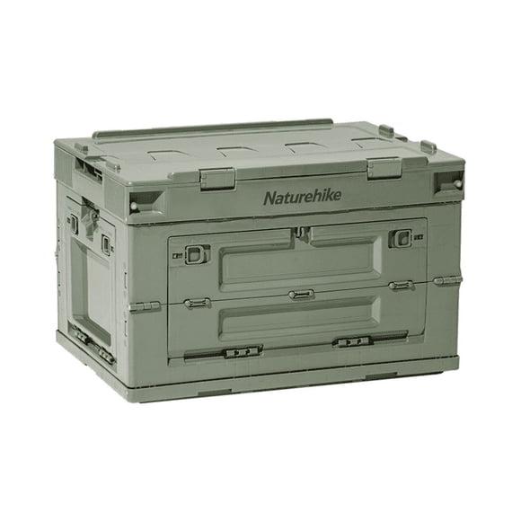 Naturehike PP Folding Storage Box Outdoor Portable Foldable Storage Drinks Bin Bedroom and camping Organize container - Green