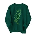 thumbnail image 1 of St. Patrick's Day Printed Long Sleeve Hoodie for Men Long Sleeve Tops Round Neck Sweatshirt, 1 of 4