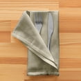 thumbnail image 3 of Ensemble de 4 serviettes en coton Casual Classic vert, 3 of 3