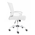 thumbnail image 2 of Modern Home Zuna Mid-Back Office Chair - White/White, 2 of 2