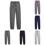 Xcmzpl Mens Lounge Pants with Pockets Sleep Pajamas Pj Pants for Men Pjs Bottoms Casual Sleepwear Big and Tall Cotton Night Pants