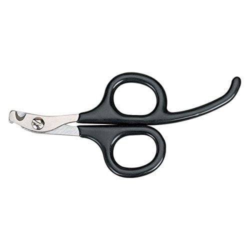 MPP Small Pet Nail Scissors Cat & Bird Grooming Claw Care Black Handles Choose Size (Small - 3.5" Finger Rest)