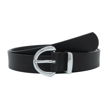 Baberdicy Belts for Women, Womens Leather Belts for Jeans Dresses Fashion Gold Buckle Ladies Belt Black