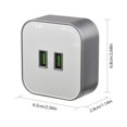 thumbnail image 2 of Adapter, Track Sockets Power Track Socket Outlet Electric Mobile Track Socket Power Track Adapter for Office Kitchen and Living Room, 2 of 8