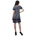 thumbnail image 2 of Moomaya Tenues d'Été Coton Flex Imprimées Robes Courtes pour Femmes Tenue Décontractée, 2 of 4
