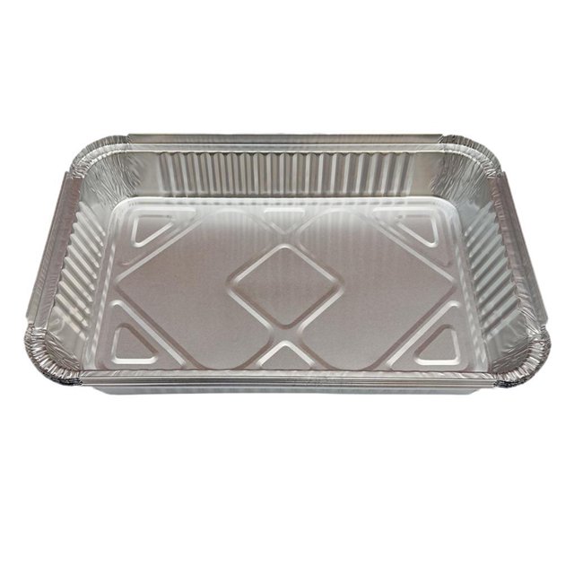 Moules en Aluminium Jetables Feuilles d'Aluminium pour Cuisson 5 Pcs_2200ml