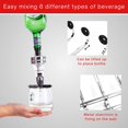 thumbnail image 3 of 6 Bottle Wall Mounted Liquor Dispenser Bar Station, 3 of 4