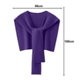 thumbnail image 3 of Women's Shawl Wrap Poncho Cape Open Front Cardigan Scarf Pashmina Shawls For Fall Winter, 3 of 6