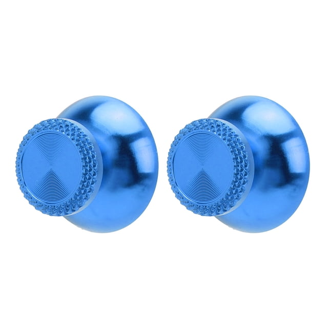 2Pcs Replacement 3D Joystick Thumbsticks, Metal Analog Grips Stick Thumbsticks Controller Metal Analog Thumb Sticks Metallic Joystick Handheld Game Console Accessories