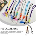 thumbnail image 3 of Mobile Phone Lanyard Adjustable Reusable Neck Hanging Rope Rope Universal Cellphone with Hook Microfiber Safety Straps Accessory Picnic Running Type 3, 3 of 7