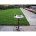 thumbnail image 2 of Oakland Living Antique Bronze Rose Birdbath, 2 of 4