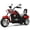 Red, variant on Gymax 6V Kids Ride On Chopper Motorcycle 3 Wheel Trike with Headlight Red