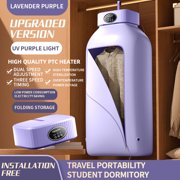 Edgergery Portable Laundry Dryer, Multifunctional Portable Dryer Machine, 2 Gear Adjustable Mini Indoor Clothes Dryer With Dryer Bag