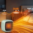 thumbnail image 1 of EGNMCR Winter Portable Space Heater High-efficiency Heat Office Convenient Heater Desktop Heater, 1 of 8