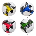 thumbnail image 3 of Becaristey Training Soccer Ball In Official Size For Practice Rubber Bladder Gives Exceptional Air Retention White yellow, 3 of 6