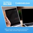 thumbnail image 4 of CarbonKlean ScreenKlean Nettoyant pour Écran de Tablette - Compatible avec iPad, Android et Tablette Amazon - avec Technologie en Microfibre de Carbone - Violet Injecté - 1 Unité, 4 of 4