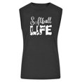 thumbnail image 3 of SDNall Womens Fashion Printed Round-Neck Loose Sleeveless T-shirt Pullover Tops, 3 of 9
