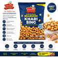 thumbnail image 2 of Jabsons Original Bharuchi Khari Sing Sans Peau 400 g – Arachides Rôties à Sec avec Sel Gemme / Collation Croquante Riche en Protéines, 2 of 4