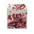 thumbnail image 1 of Saint-Valentin Mariage Rouge Drapeau de Table de la Saint-Valentin Déco Maison Nappe Imperméable Napperons de Fête de Mariage, 1 of 5