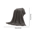 thumbnail image 3 of Meitianfacai 70*100cm Super Soft Warm Solid Warm Micro Plush Fleece Blanket Throw Rug Sofa Bedding, 3 of 6