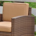thumbnail image 2 of International Caravan Barcelona Chaise de Patio Marron et Café, 2 of 3