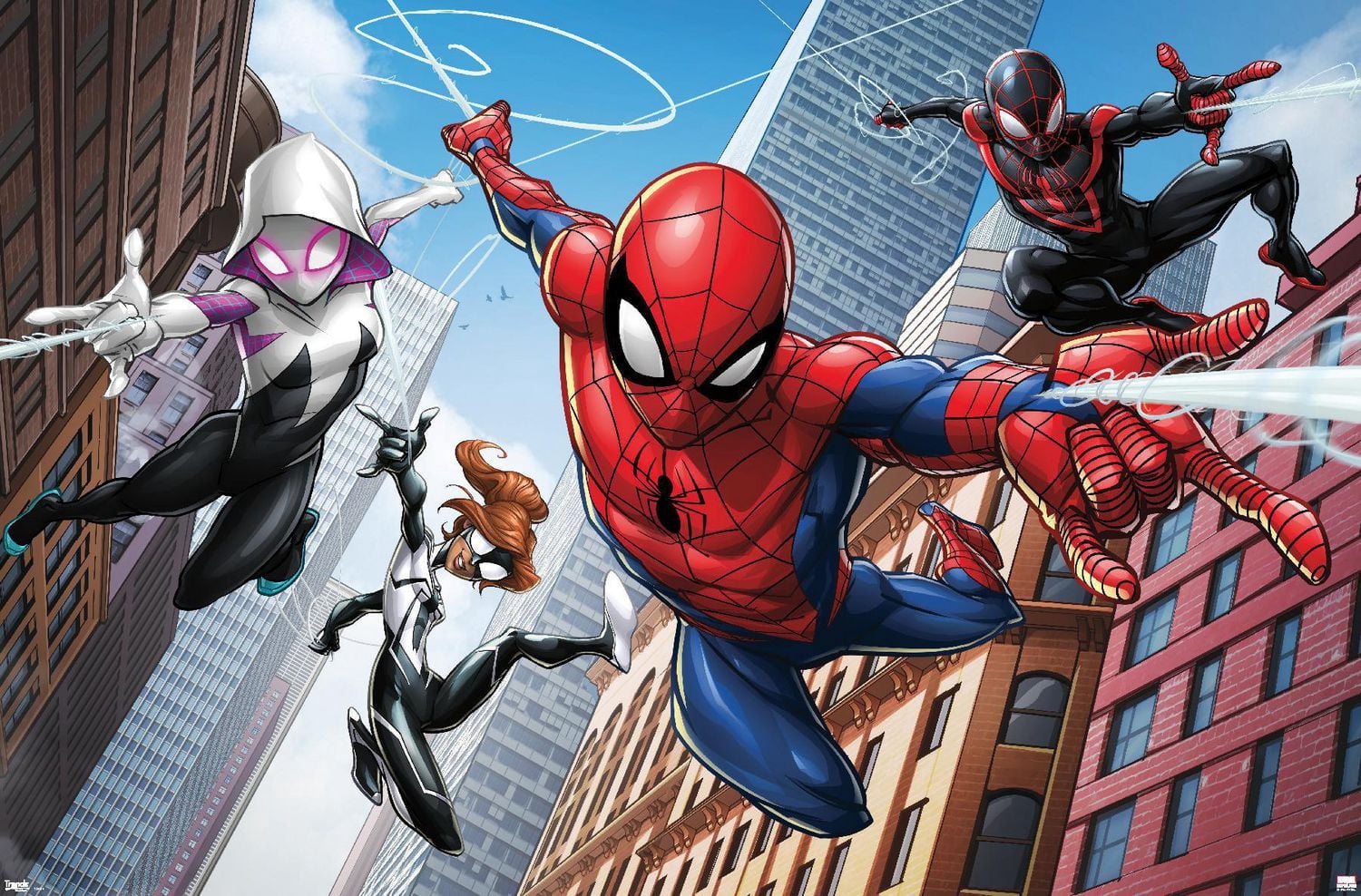 Marvel Comics - Spider-Man Web Heroes Wall Poster, 22.375" x 34"