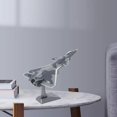 thumbnail image 4 of MERIGLARE Avion Moulé sous Pression J-20 avec Support Maquette d'Avion de Bureau Étagère Bureau Enfants Adultes 72e, 4 of 9