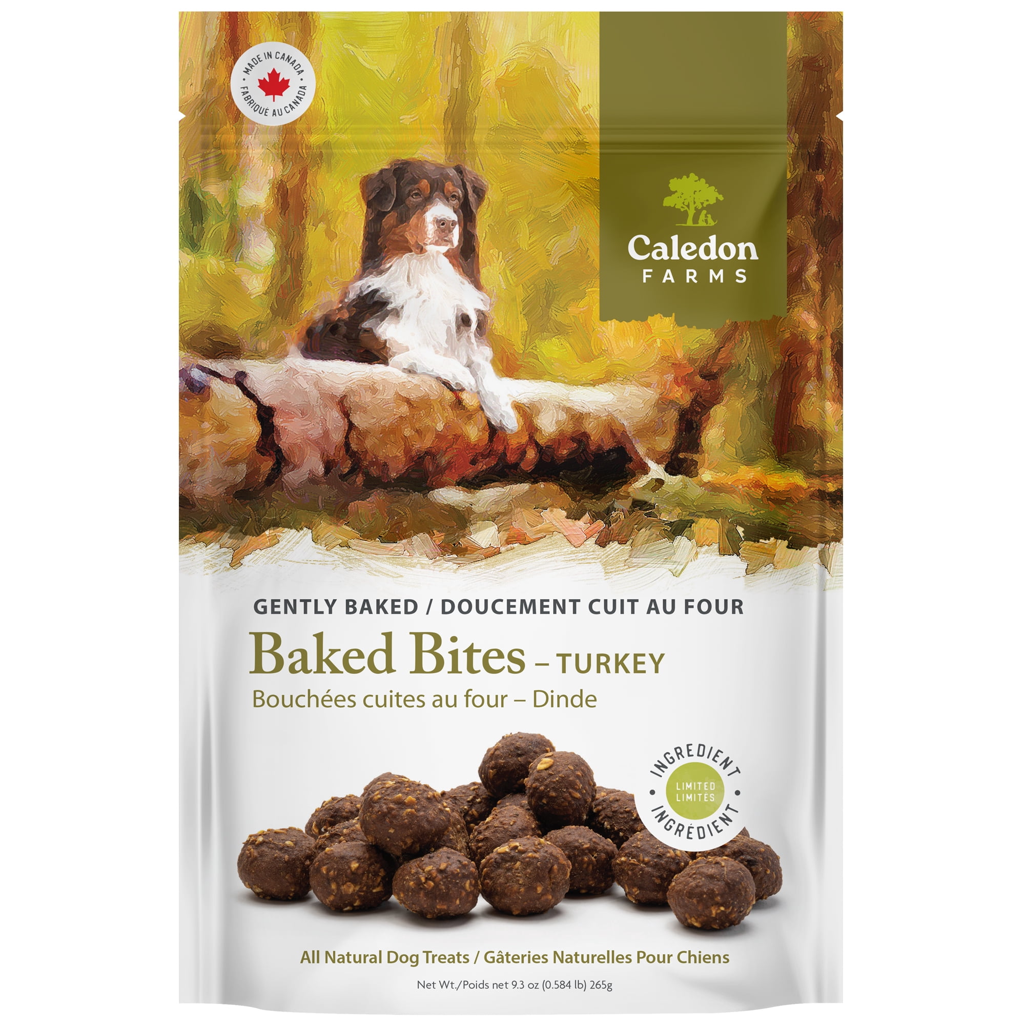 Caledon Farms all Natural Turkey Baked Bites 265g Dog Treats