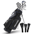 thumbnail image 1 of Complete Golf Clubs Set Golf Men's Regular 9-Piece Complete Set, 3 Head Covers, Stand Bag - Right Hand, Blue, 1 of 11