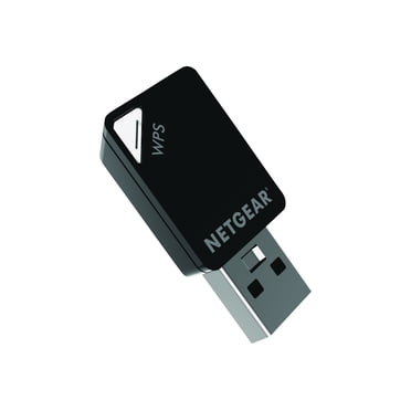 NETGEAR AC600 Wi-Fi USB 2.0 Mini Adapter for Desktop PC | Dual Band WiFi Stick for Wireless Internet (A6100-10000S), Black