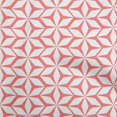 thumbnail image 1 of oneOone Velvet Rose Pink Fabric Geometric Sewing Material Print Fabric By The Yard 58 Inch Wide, 1 of 4