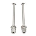 thumbnail image 3 of RC Replacement Drive Shaft, Rear Axle Drive Shaft Efficient Drivetrain 2 PCS  For Maintain Black,Silver, 3 of 8