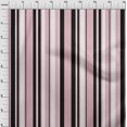 thumbnail image 3 of oneOone Rayon Pastel Pink Fabric Stripes Dress Material Fabric Print Fabric By The Yard 56 Inch Wide-R8C, 3 of 4