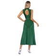 thumbnail image 2 of TSSOE Costumes de Danse Lyrique pour Femmes Robes de Danse Contemporaine en Strass Pailletées Vert TG, 2 of 7