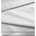 thumbnail image 2 of Soimoi Polyester Crepe Fabric Dot & Heart Shirting Decor Fabric Printed Yard 52 Inch Wide, 2 of 3
