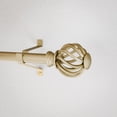 thumbnail image 3 of Mainstays 3/4" Gold Twist Cage Adjustable Single Curtain Rod Set, 30"-84", 3 of 7